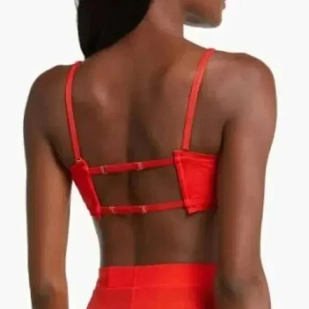 NWT $156 SET OF 2 HAH Wired Mesh Bras Sz 30-38C Brown Sugar Nude Sheer Unlined